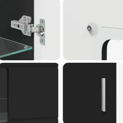 vidaXL Conjuntos De Muebles-Conjunto de mueble de TV FLORIN Madera de ingeniería