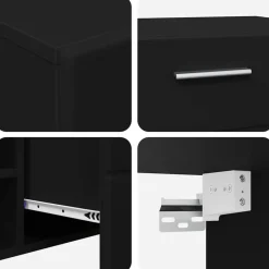 vidaXL Conjuntos De Muebles-Conjunto de mueble de TV FLORIN Madera de ingeniería