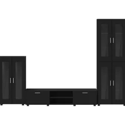 vidaXL Conjuntos De Muebles-Conjunto de mueble de TV FLORIN Madera de ingeniería
