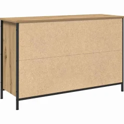 vidaXL Muebles Tv-Conjunto de mueble de TV Roble artesanal 101 x 35 x 65 cm