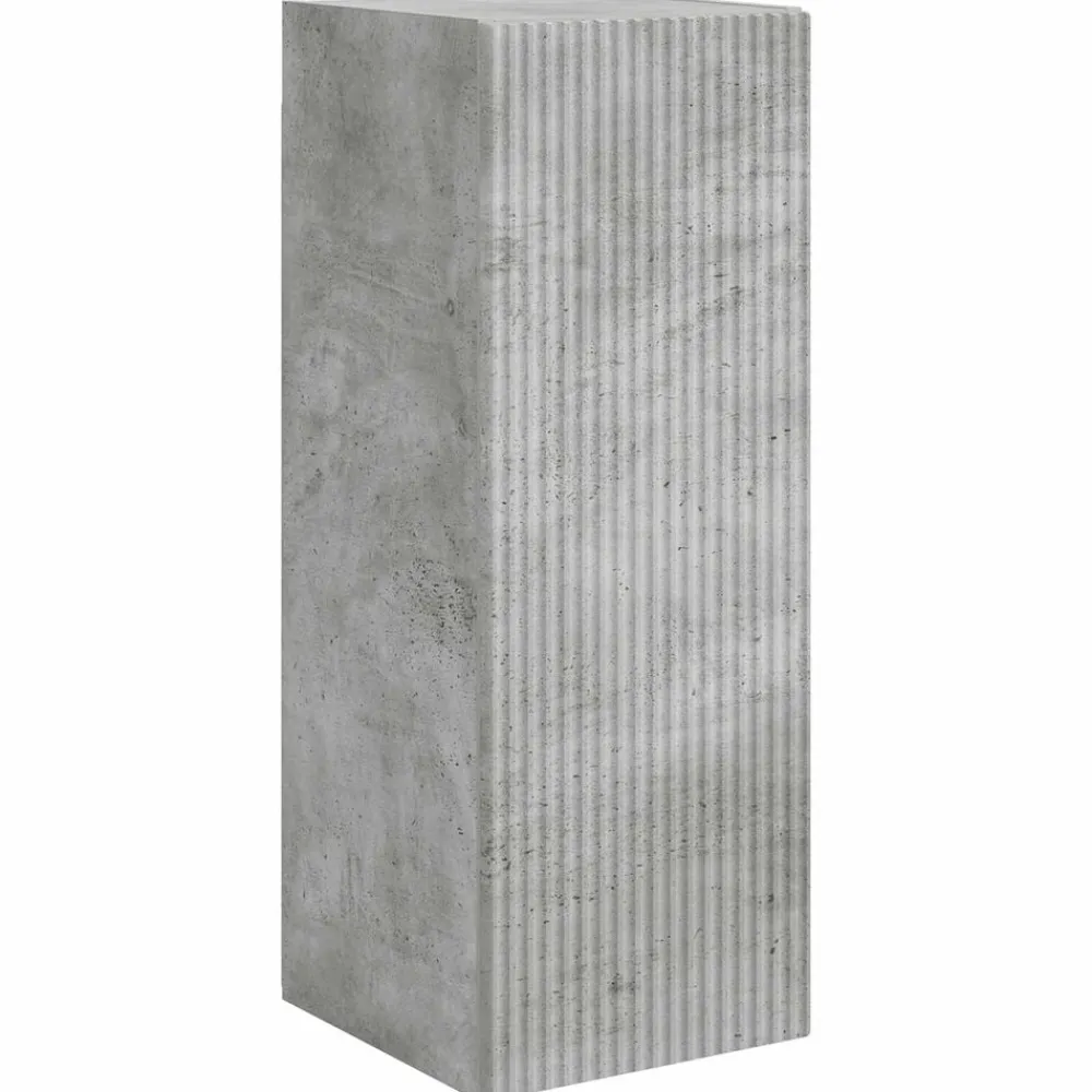 vidaXL Conjunto de mueble de TV 4 pcs Gris Concreto Gris hormigón Discount