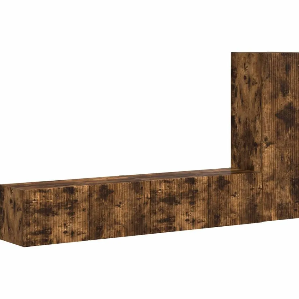 vidaXL Muebles Tv-Conjunto de mueble de TV 3 pcs