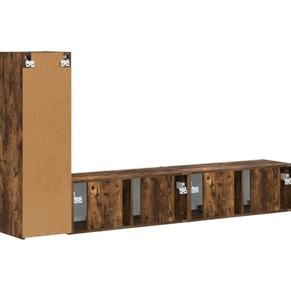 vidaXL Muebles Tv-Conjunto de mueble de TV 3 pcs