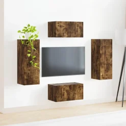 vidaXL Muebles Tv-Conjunto de mueble de TV 2 pcs