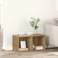 vidaXL Conjunto de mueble de TV 2 pcs Roble artesanal Roble artisan Best