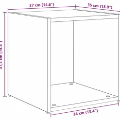 vidaXL Conjunto de mueble de TV 2 pcs Roble artesanal Roble artisan Best