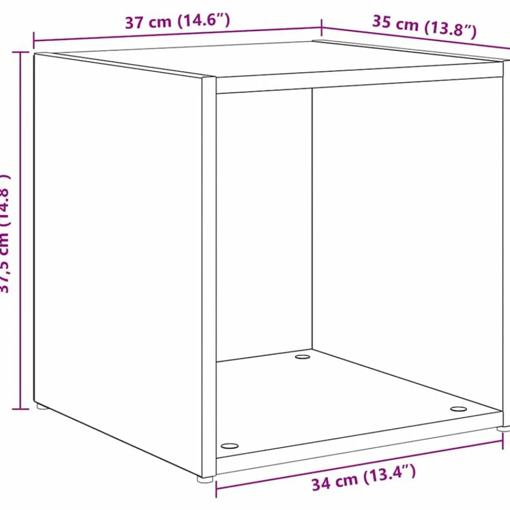 vidaXL Conjunto de mueble de TV 2 pcs Roble artesanal Roble artisan Best