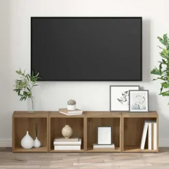 vidaXL Conjunto de mueble de TV 2 pcs Roble artesanal Roble artisan Best