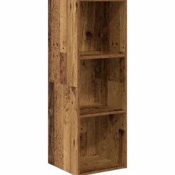 vidaXL Conjunto de mueble de TV 37 x 37 x 107 cm Madera vieja Discount