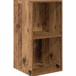 vidaXL Conjunto de mueble de TV 37 x 37 x 107 cm Madera vieja Discount