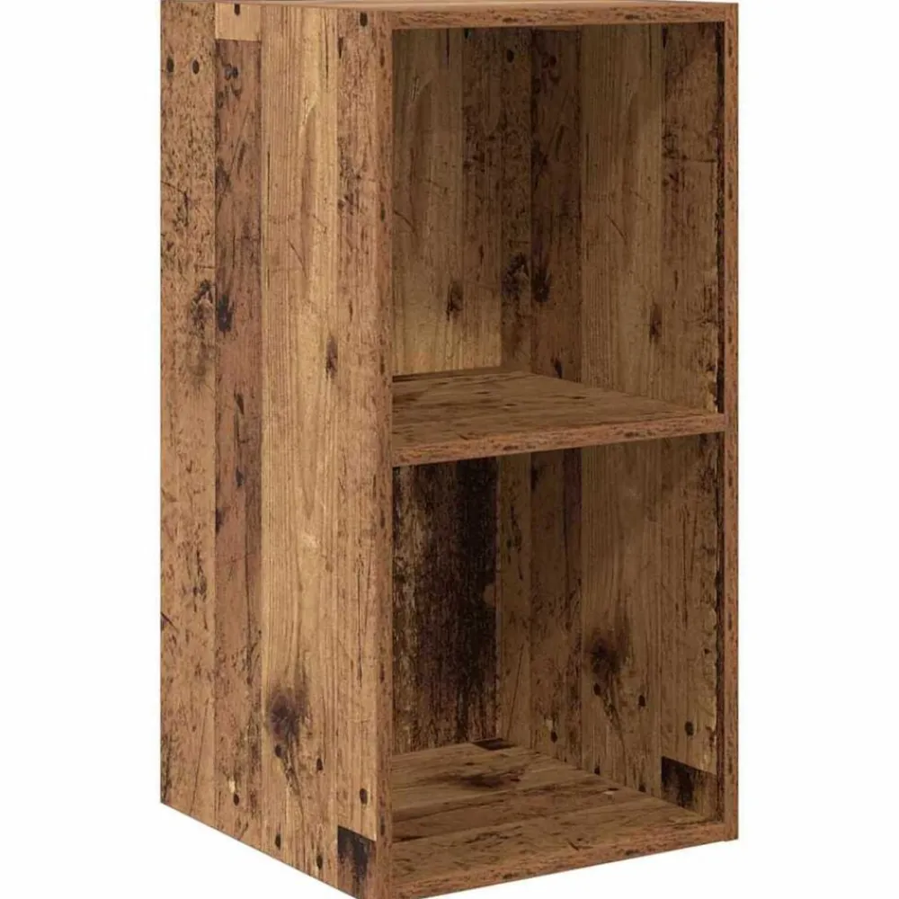 vidaXL Conjunto de mueble de TV 37 x 37 x 107 cm Madera vieja Discount