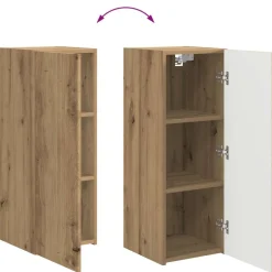 vidaXL Conjunto de mueble de TV 4 pcs Roble artesanal Roble artisan Best