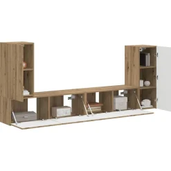 vidaXL Conjunto de mueble de TV 4 pcs Roble artesanal Roble artisan Best
