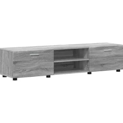 vidaXL Conjunto de mueble de TV con cajón FLORIN Gris sonoma Online