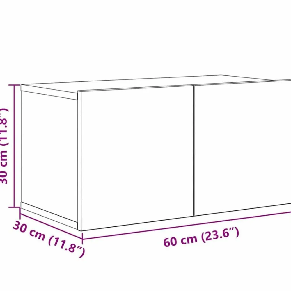 vidaXL Conjunto de mueble de TV 5 pcs Roble artesanal Roble artisan