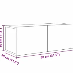 vidaXL Conjunto de mueble de TV 5 pcs Roble artesanal Roble artisan