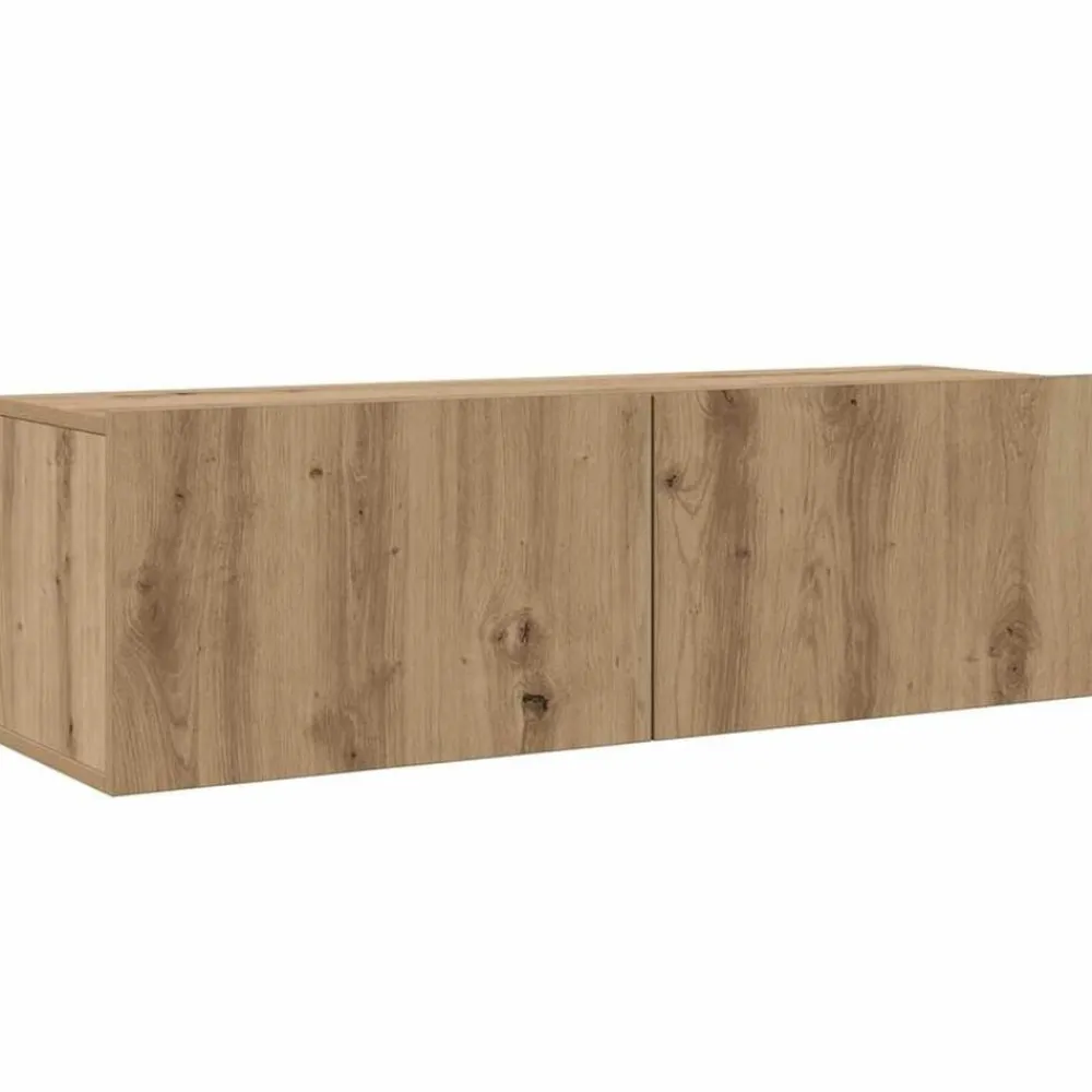 vidaXL Conjunto de mueble de TV 5 pcs Roble artesanal Roble artisan