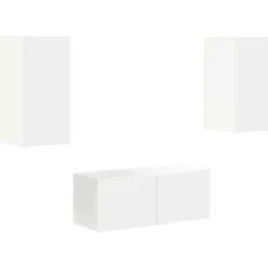 vidaXL Muebles Tv-Conjunto de mueble de TV 6 pcs Madera de ingeniería