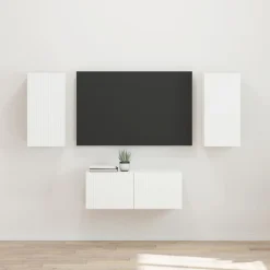 vidaXL Muebles Tv-Conjunto de mueble de TV 6 pcs Madera de ingeniería