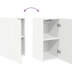 vidaXL Muebles Tv-Conjunto de mueble de TV 6 pcs Madera de ingeniería