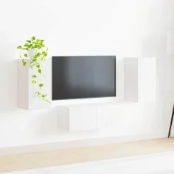 vidaXL Muebles Tv-Conjunto de mueble de TV 6 pcs Madera de ingeniería