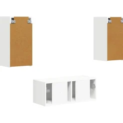 vidaXL Muebles Tv-Conjunto de mueble de TV 6 pcs Madera de ingeniería