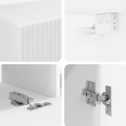 vidaXL Muebles Tv-Conjunto de mueble de TV 6 pcs Madera de ingeniería