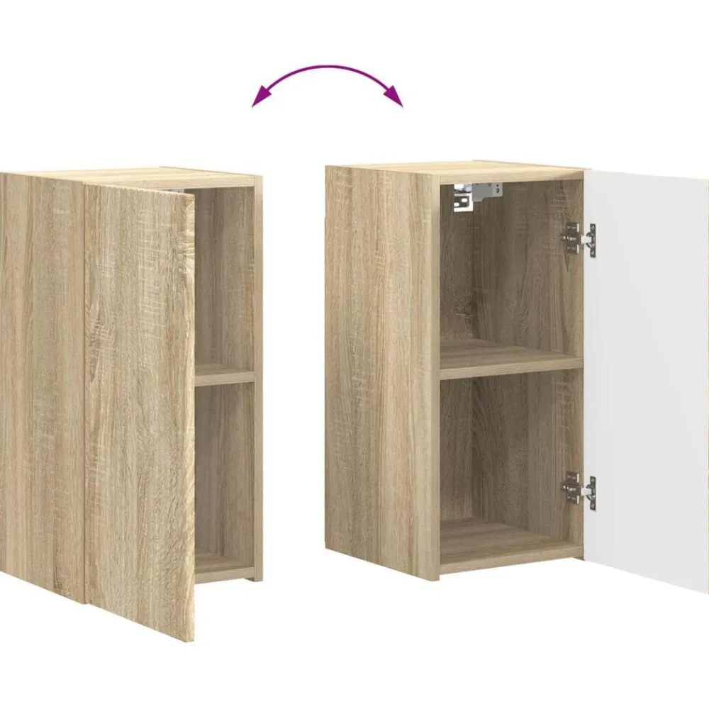 vidaXL Conjunto de mueble de TV 6 pcs Roble Sonoma Best