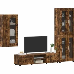 vidaXL Conjuntos De Muebles-Conjunto de mueble de TV con cajón FLORIN