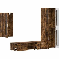 vidaXL Conjuntos De Muebles-Conjunto de mueble de TV con cajón FLORIN