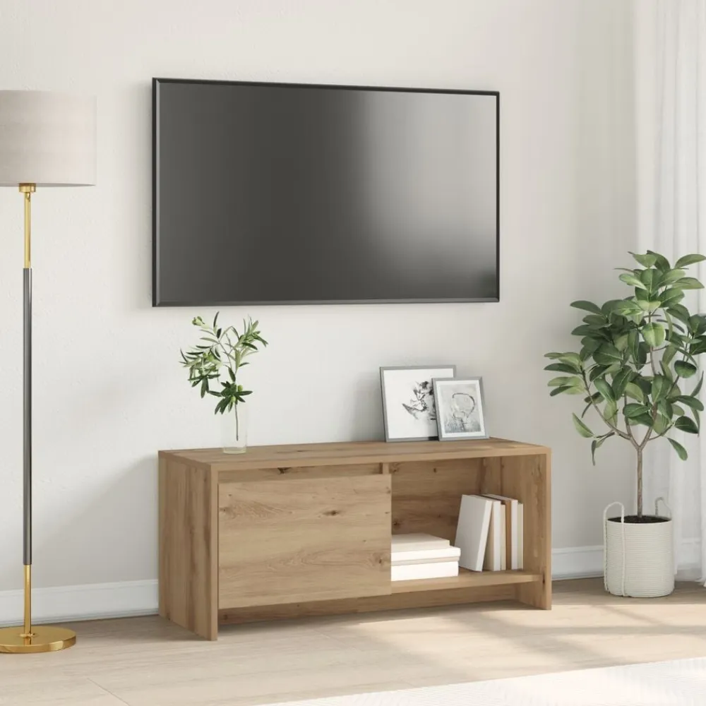 vidaXL Conjunto de mueble de TV Roble artesanal 90 x 35 x 40 cm Roble artisan