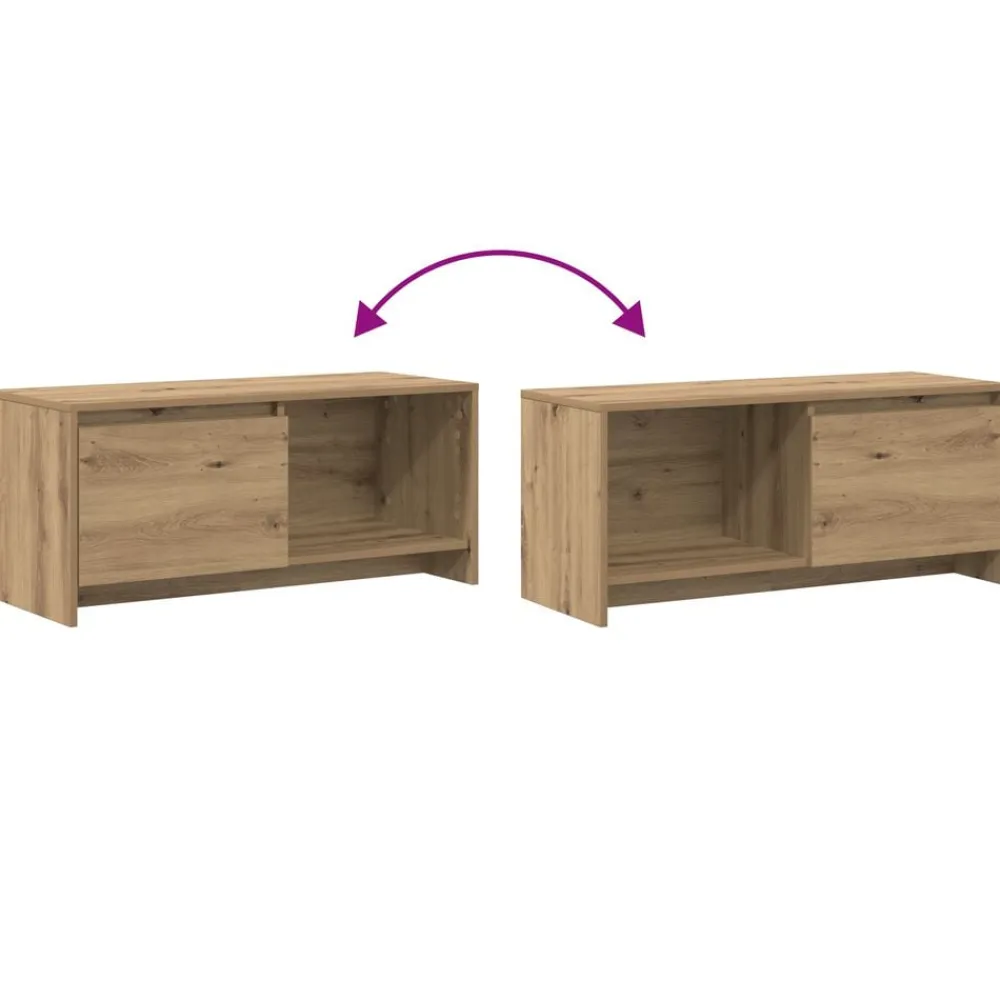 vidaXL Conjunto de mueble de TV Roble artesanal 90 x 35 x 40 cm Roble artisan