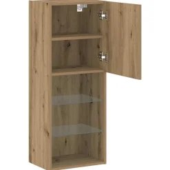 vidaXL Conjunto de mueble de TV Roble artesanal 40,5 x 30 x 102 cm Roble artisan