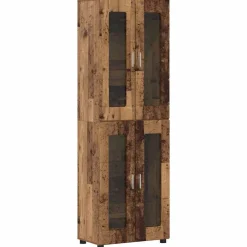 vidaXL Conjunto de mueble de TV con cajón FLORIN Madera vieja Madera envejecida Best