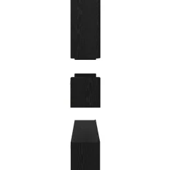 vidaXL Conjunto de mueble de TV 8 pcs Madera de ingeniería Roble negro Sale