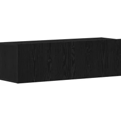 vidaXL Conjunto de mueble de TV 8 pcs Madera de ingeniería Roble negro Sale