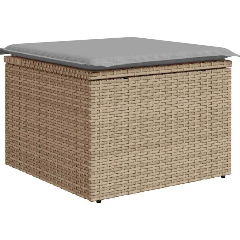 vidaXL Muebles De Jardín-Conjunto de sofá de jardín con cojín 6 pcs