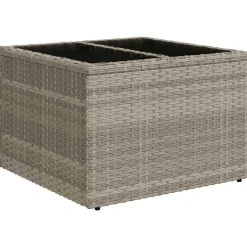 vidaXL Muebles De Jardín-Conjunto de sofá de jardín con cojín 6 pcs Poliratán