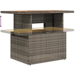 vidaXL Muebles De Jardín-Conjunto de sofá de jardín con cojín Manual 5 pcs
