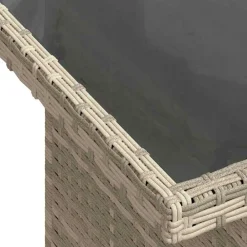 vidaXL Conjunto de sofá de jardín 8 pcs ratán sintético Gris claro Discount