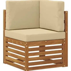 vidaXL Conjunto de Sofá Seccional con cojín 6 pcs Natural y beige Best
