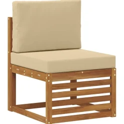 vidaXL Conjunto de Sofá Seccional con cojín 6 pcs Natural y beige Best