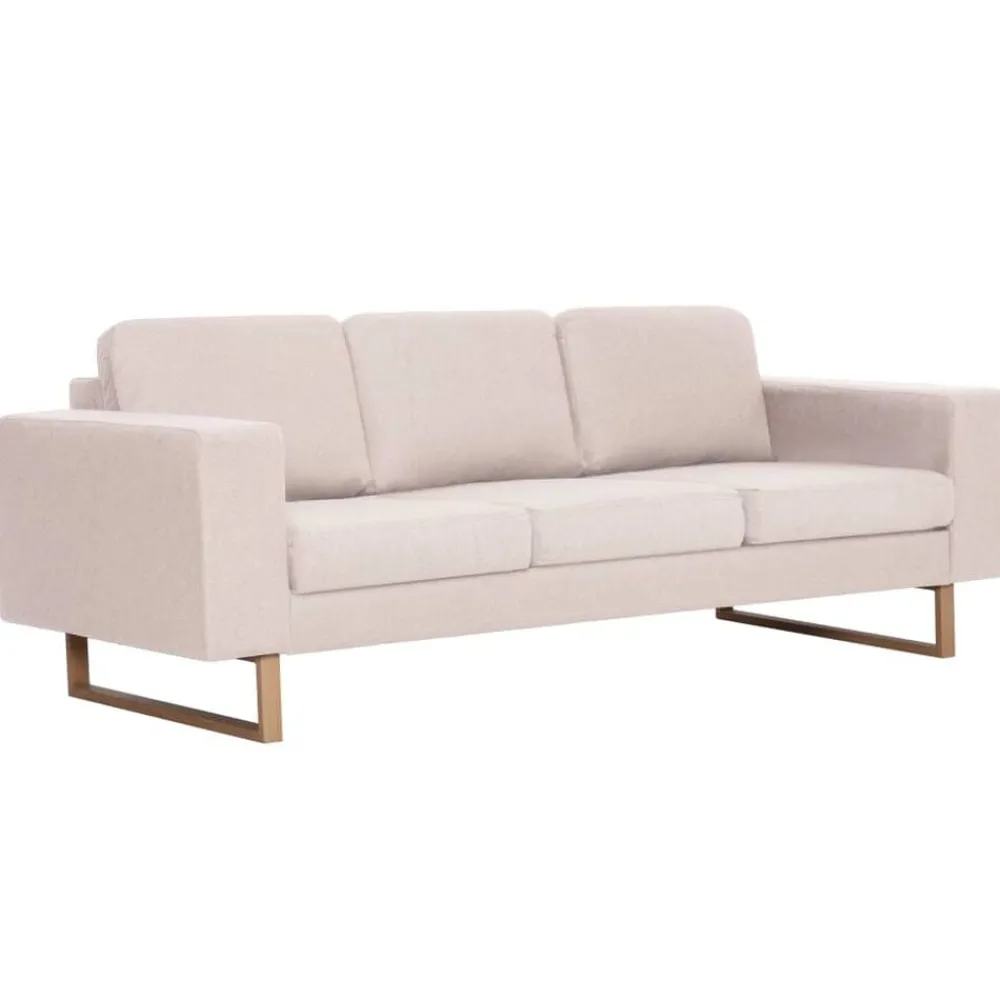 vidaXL Sofás-Conjunto de sofás 2 piezas tela color