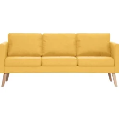 vidaXL Sofás-Conjunto de sofás 2 piezas tela