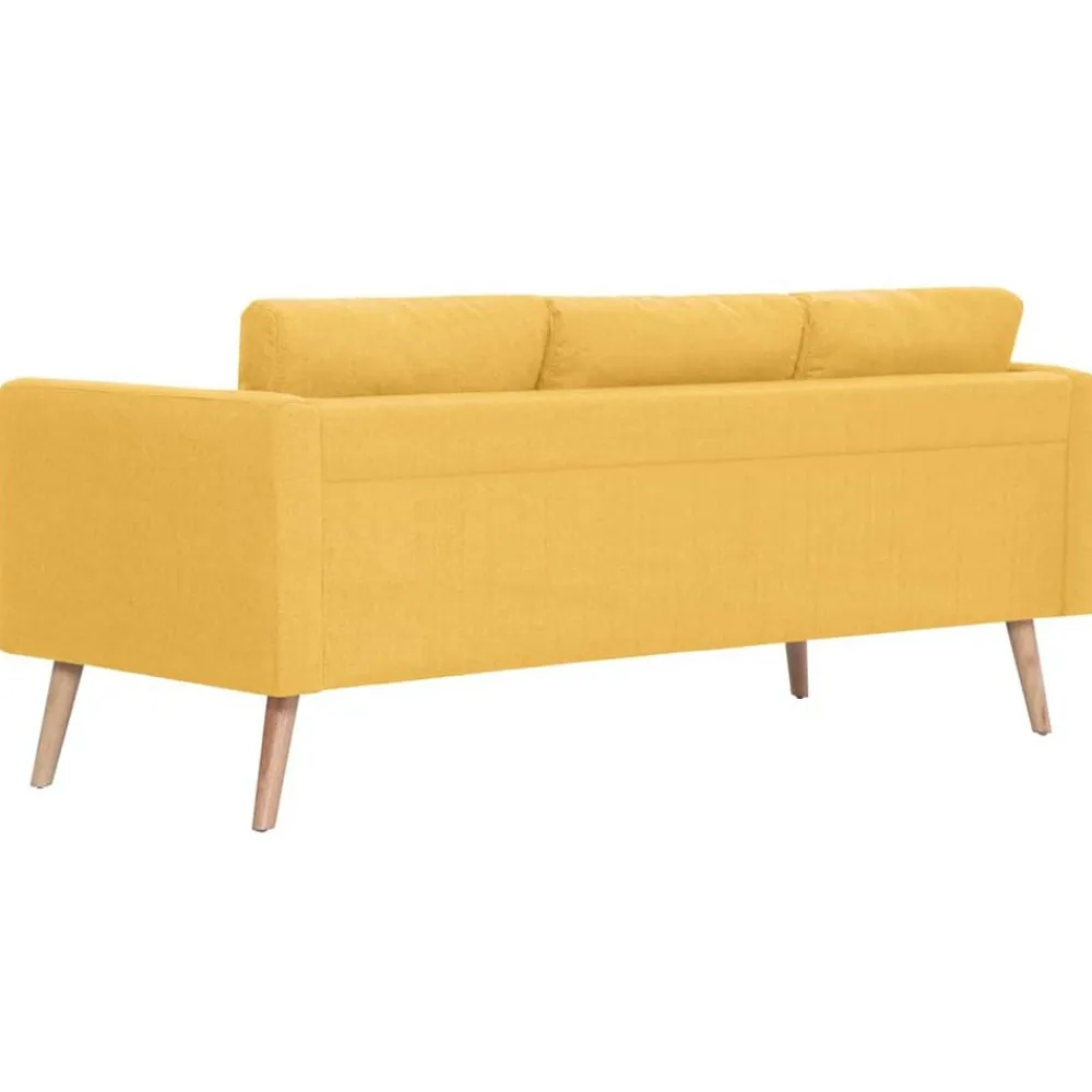 vidaXL Sofás-Conjunto de sofás 2 piezas tela