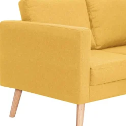 vidaXL Sofás-Conjunto de sofás 2 piezas tela