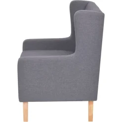 vidaXL Sofás-Conjunto de sofás 2 piezas tela
