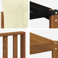 vidaXL Conjunto de sofás de exterior con cojín 19 pcs Natural y crema Sale