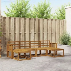 vidaXL Conjuntos De Muebles-Conjunto de sofás de exterior 6 pcs