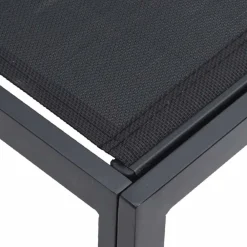 vidaXL Muebles De Jardín-Conjunto de sofás de jardín 13 pcs Negro Metal